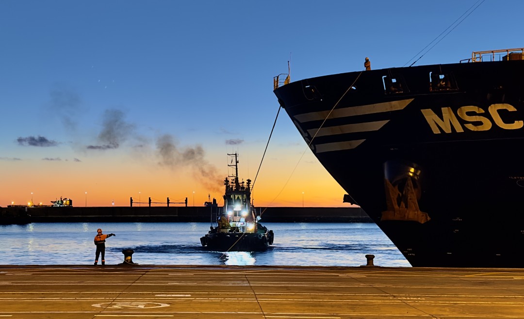 Llegando al amanecer